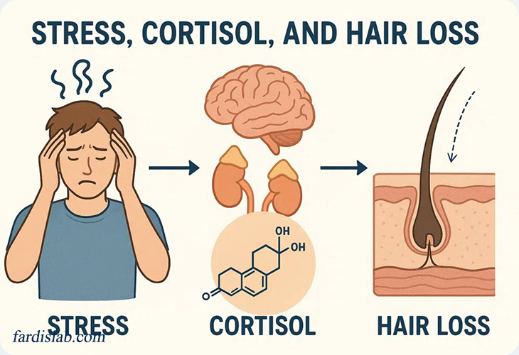 آیا استرس باعث ریزش مو میشود؟ آیا استرس باعث ریزش مو میشود؟