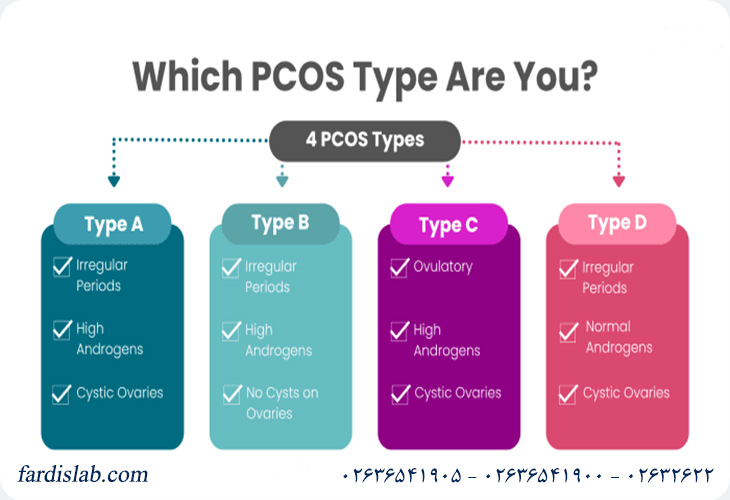 انواع تخمدان پلی کیستیک کدام است؟