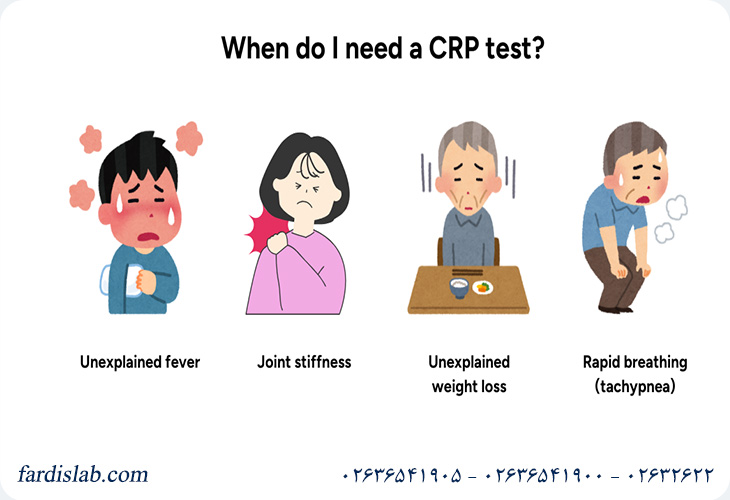 علت درخواست آزمایش CRP چیست؟